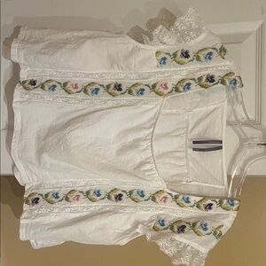 Embroidered top